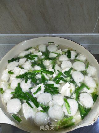 墨鱼丸炖豆腐的做法步骤：10