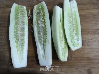 红焖老黄瓜的做法步骤：2
