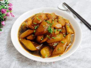 红焖老黄瓜的做法步骤：15