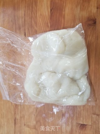 绿豆沙冰皮月饼的做法步骤：7