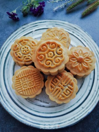 广式豆沙月饼的做法步骤：15