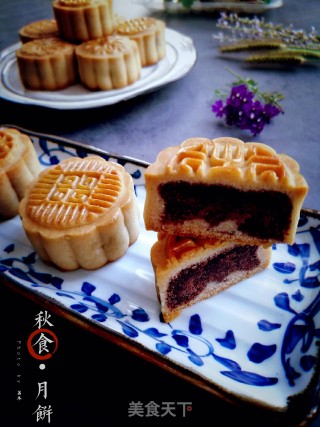 广式豆沙月饼的做法步骤：18