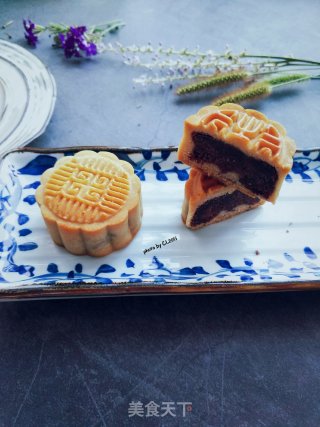 广式豆沙月饼的做法步骤：19
