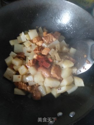 孜然土豆鸡胸肉的做法步骤：9