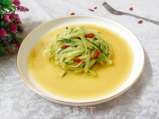 凉拌枸杞黄瓜丝儿的做法步骤：12