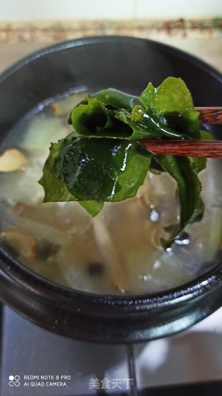 冬瓜扇贝蘑菇汤的做法步骤：7