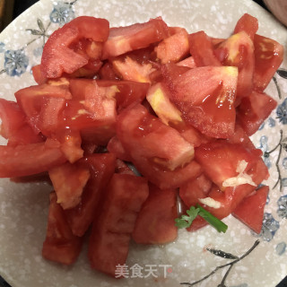 番茄刀削面的做法步骤：1