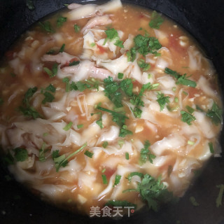 番茄刀削面的做法步骤：6
