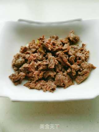 青瓜炒牛肉的做法步骤：6
