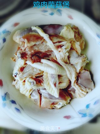 鸡肉菌菇煲的做法步骤：5