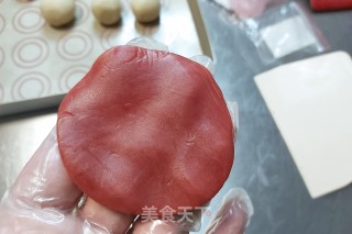 桃山皮流心月饼的做法步骤：5