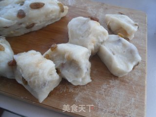 葡萄干糯米糕的做法步骤：11
