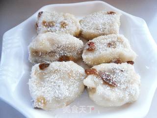 葡萄干糯米糕的做法步骤：12