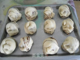 巧克力花卷的做法步骤：12
