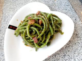 培根烧菜豆的做法步骤：12