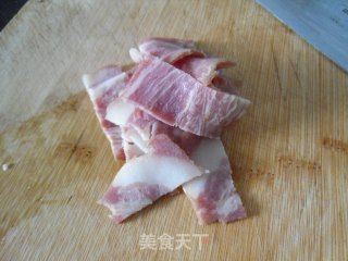 杏鲍菇炒培根的做法步骤：3