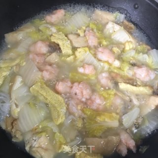娃娃菜海鲜汤的做法步骤：6