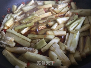 蚝油烧茄子的做法步骤：8