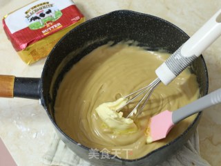 珍珠奶茶流心蛋糕的做法步骤：9