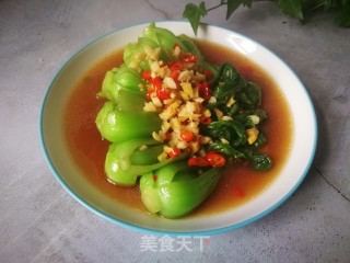 蒜蓉上海青的做法步骤：12