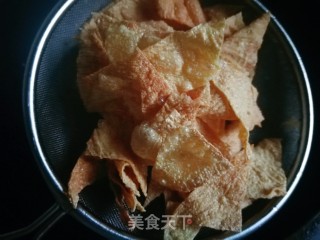 炸豆腐皮的做法步骤：5