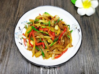 猪皮炒酸菜的做法步骤：10