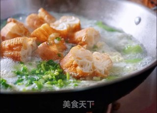 丝瓜油条蛋汤的做法步骤：5