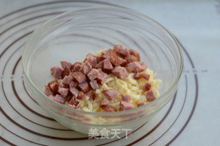 南瓜熔岩小面包的做法步骤：8