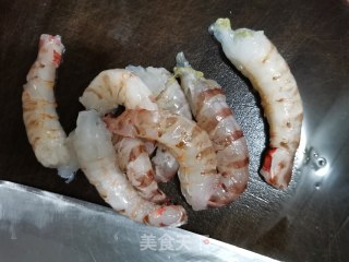 虎头虾刺生的做法步骤：3
