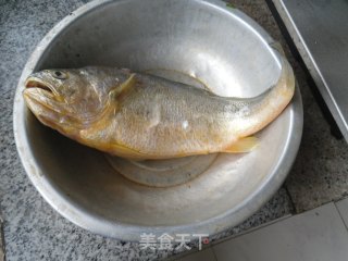 清蒸黄花鱼的做法步骤：1