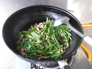 肉丝青蒜苗的做法步骤：7