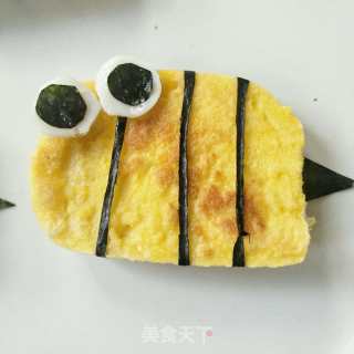 可爱的小蜜蜂馒头片的做法步骤：7