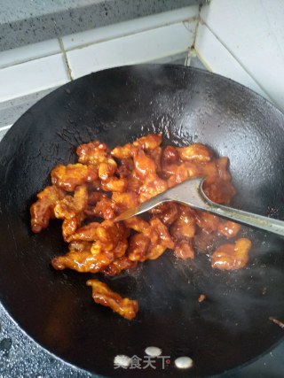 锅包肉的做法步骤：6