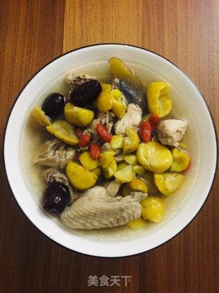 鸡肉板栗汤的做法步骤：4