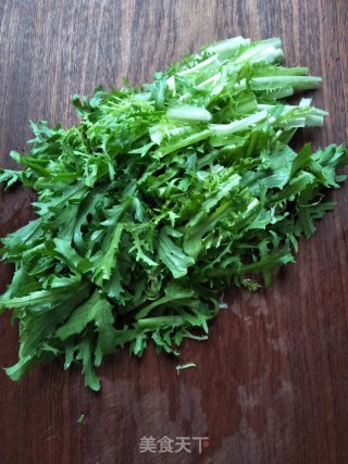 苦菊拌雪梨的做法步骤：2