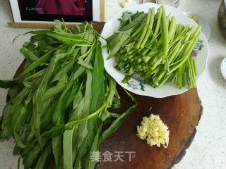 清炒空心菜的做法步骤：2