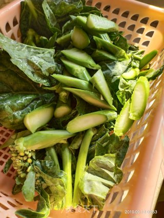 蒜香芥蓝的做法步骤：2