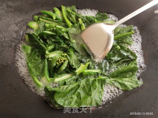 蒜香芥蓝的做法步骤：4