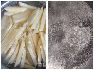 豆妈带你做空气炸锅版薯条的做法步骤：1