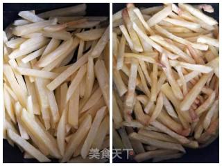 豆妈带你做空气炸锅版薯条的做法步骤：5