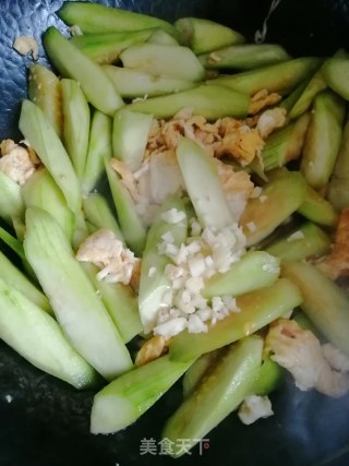 丝瓜鸡蛋的做法步骤：7