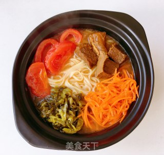 老坛酸菜牛肉面的做法步骤：9