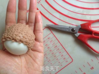 小刺猬豆沙糯米团的做法步骤：11