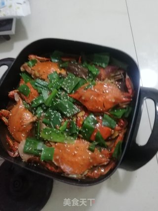 小满日食记之酱脱壳梭子蟹的做法步骤：14