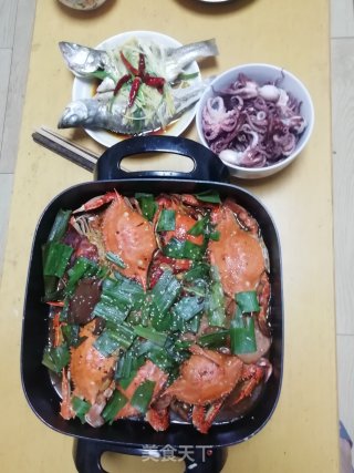 小满日食记之酱脱壳梭子蟹的做法步骤：15