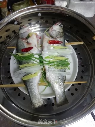 小满日食记之清蒸自钓白卤子鱼的做法步骤：7