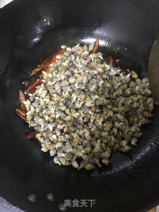辣炒海螺丝的做法步骤：7