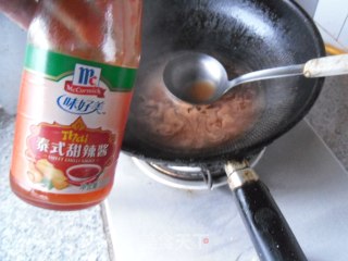 甜辣酱烧菜花的做法步骤：5