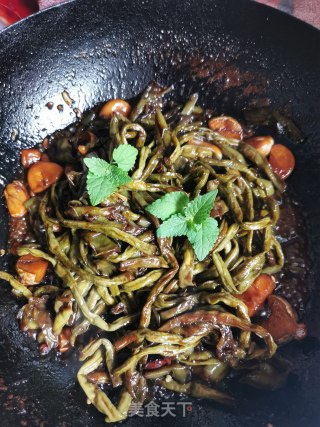 油焖豆角的做法步骤：9