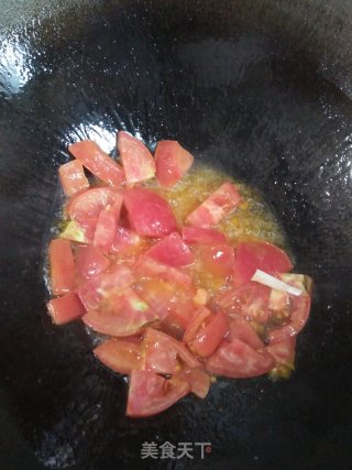 番茄杏鲍菇的做法步骤：3